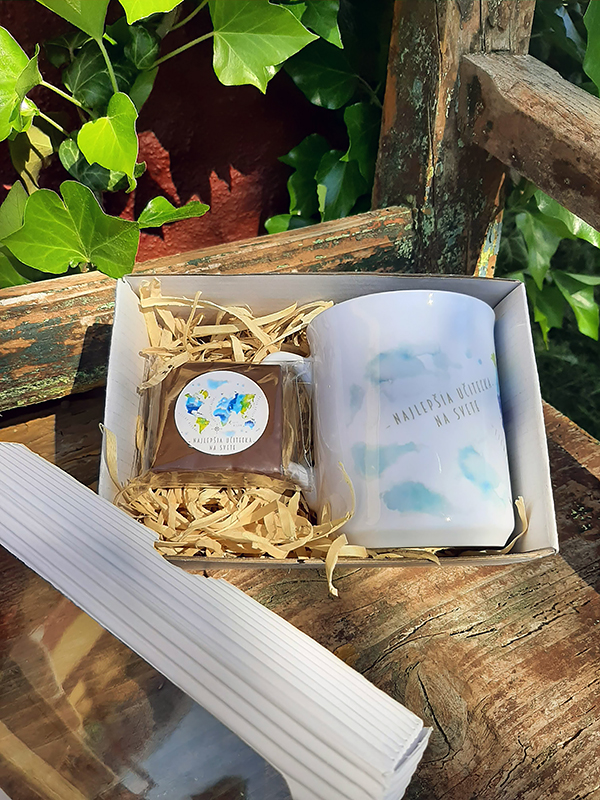 Mini darčeková krabička pre pani učiteľku