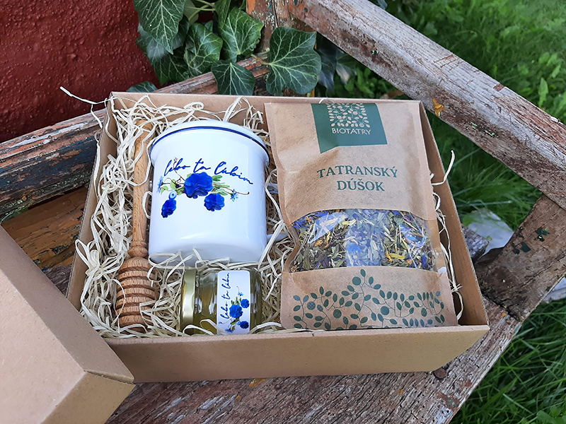 Lebo ťa ľúbim - čajová darčeková krabička