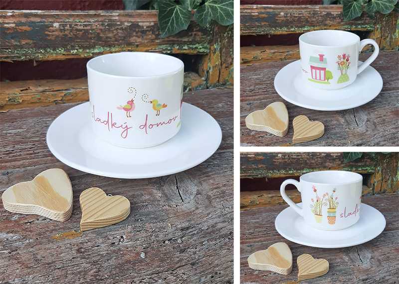 Šálka Sladký domov