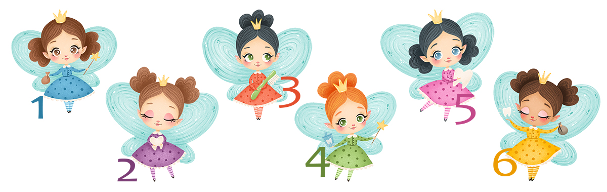 Retro hrnček Zúbková víla