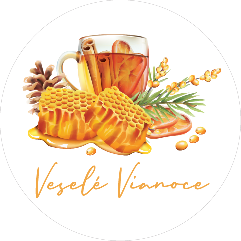 Nálepky Medové Vianoce