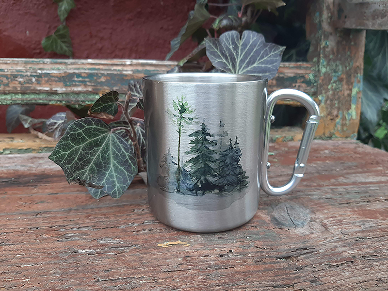 Termohrnček Turistický s karabínkou