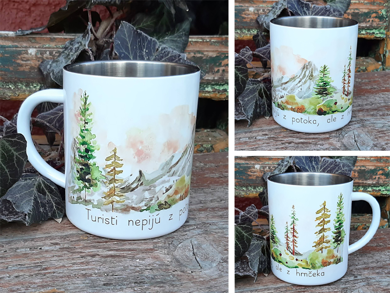 Termohrnček Turisti nepijú z potoka