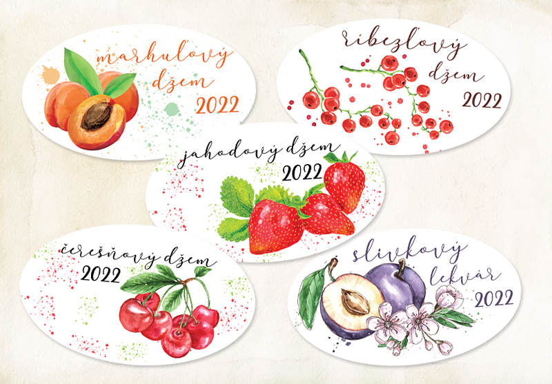 Nálepky Zaváraniny