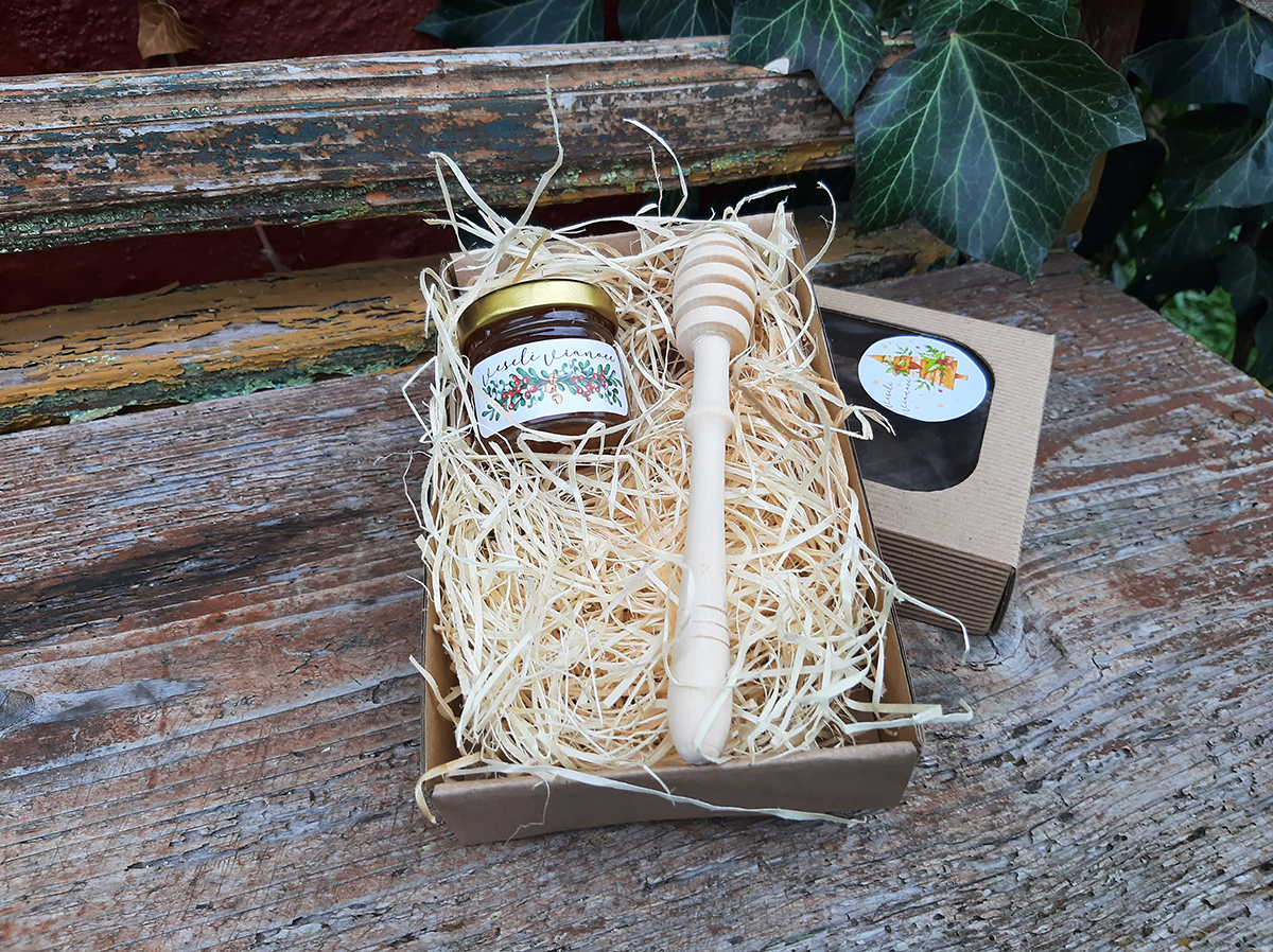 Mini vianočná darčeková krabička