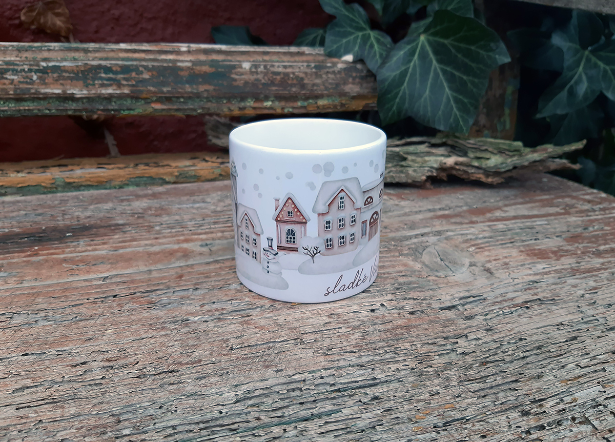 Espresso hrnček Sladké Vianoce