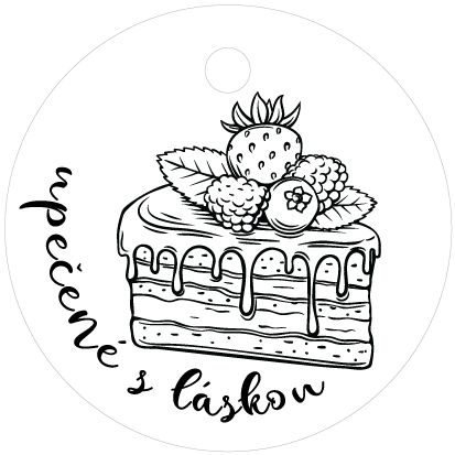 Visačky Upečené s láskou