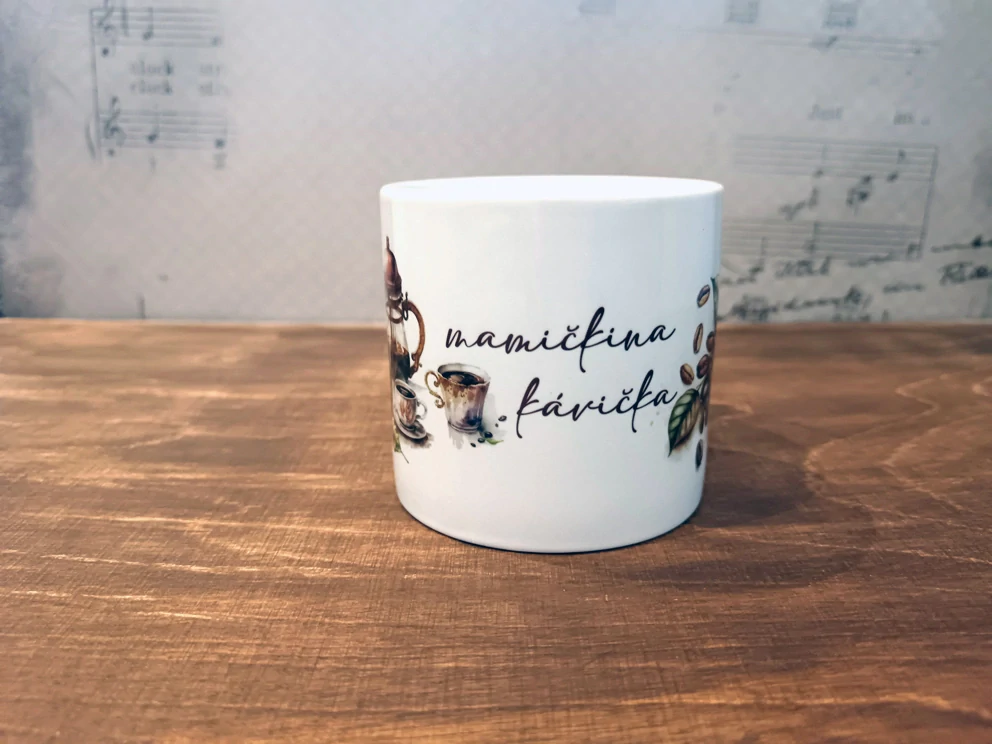 Espresso hrnček Mamičkina kávička