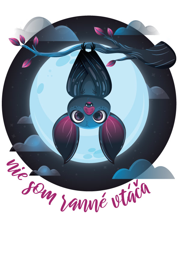 Tričko Nie som ranné vtáča