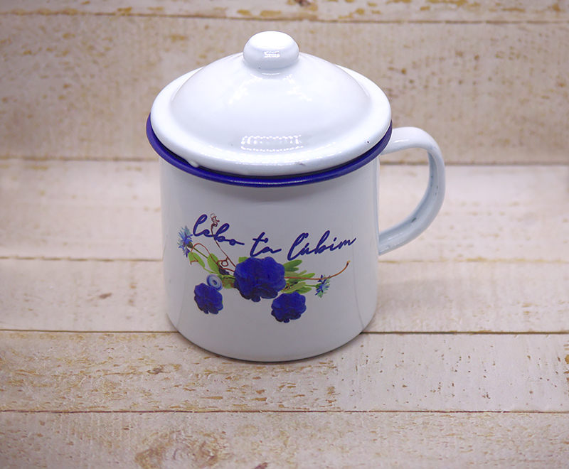 Retro čajový hrnček Lebo ťa ľúbim