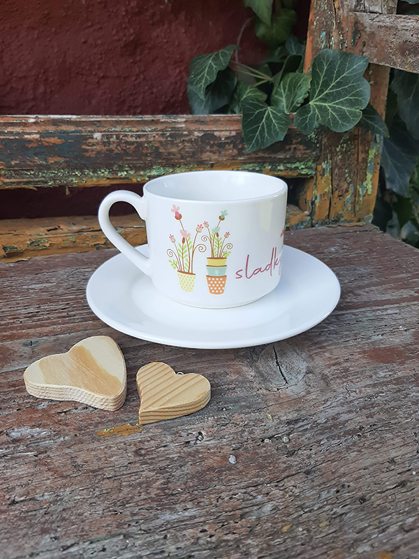 Šálka Sladký domov