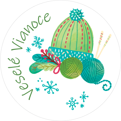 Nálepky Vianočné ručné práce