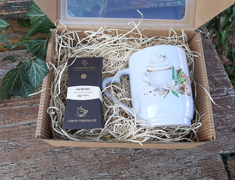 Čokoládová darčeková krabička