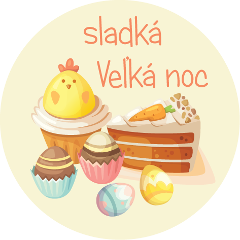 Nálepky Veľkonočné koláčiky