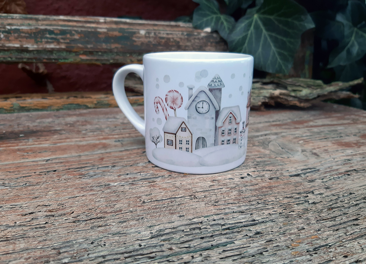 Espresso hrnček Sladké Vianoce