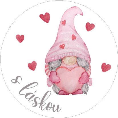 Nálepky valentínske