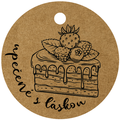 Visačky Upečené s láskou