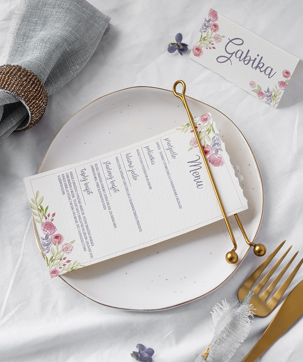 Svadobný set - grafický návrh