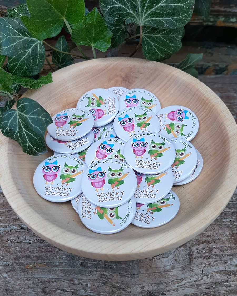 Odznaky/magnetky s vlastným motívom