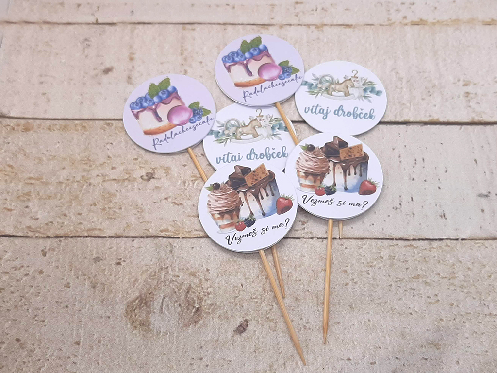 Zápichy do koláčikov