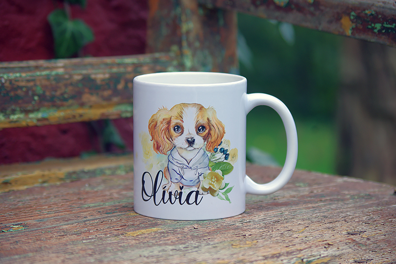 Hrnček s menom - psík Pudlík