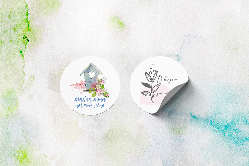 Nálepky s vlastným motívom