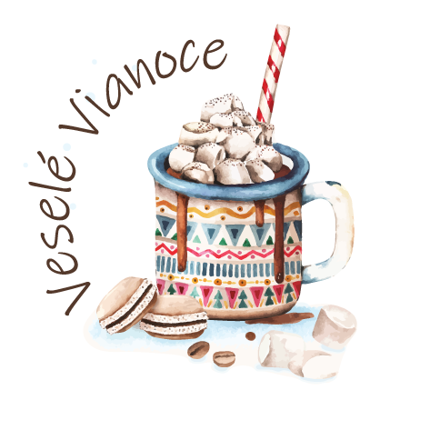 Nálepky Vianočné koláčiky