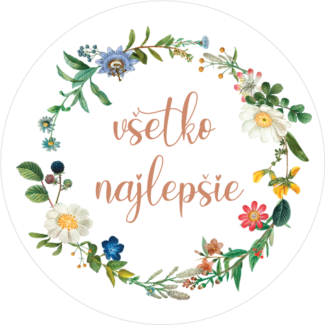 Nálepky Všetko Najlepšie