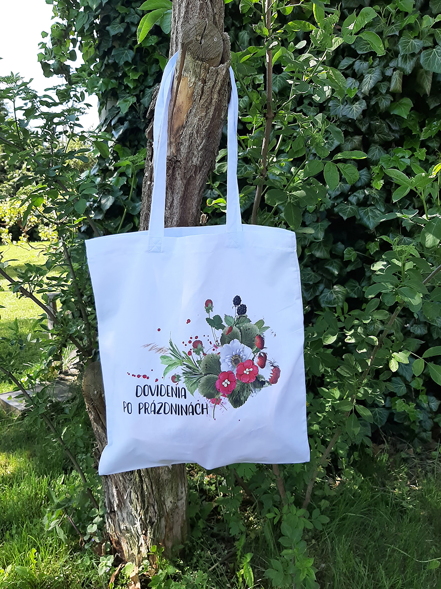 Nákupná taška pre pani učiteľku