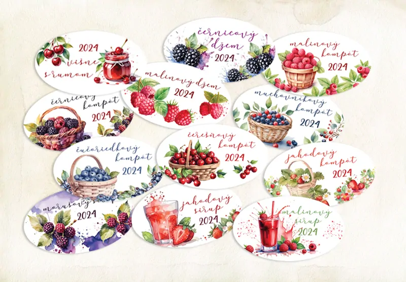 Nálepky Zaváraniny