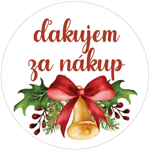 Nálepky Vianočné oblátky