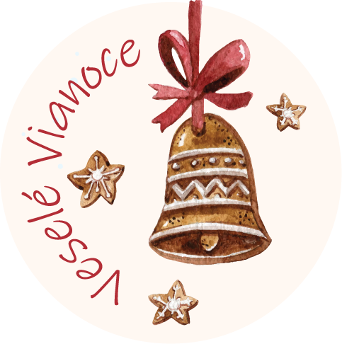 Nálepky Vianočné perníčky