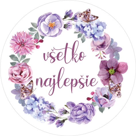 Nálepky Všetko Najlepšie