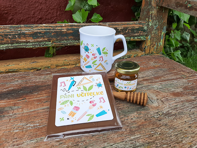 Veľká darčeková krabička pre pani učiteľku