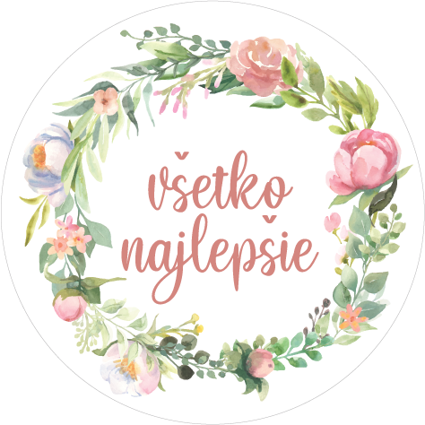 Nálepky Všetko Najlepšie