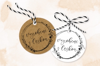 Visačky Vyrobené s láskou