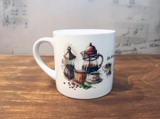 Espresso hrnček Mamičkina kávička