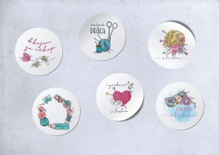 Nálepky Ručná práca