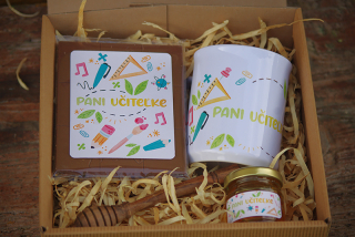 Veľká darčeková krabička pre pani učiteľku